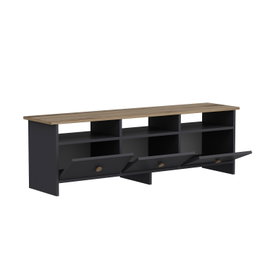 Hanah Home Oslo Soporte de TV Antracita y Roble